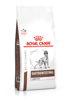 Royal Canin Gastrointestinal. LOW FAT. Hundefoder mod dårlig mave/skånekost med mindre fedtindhold (dyrlæge diætfoder) 12 kg